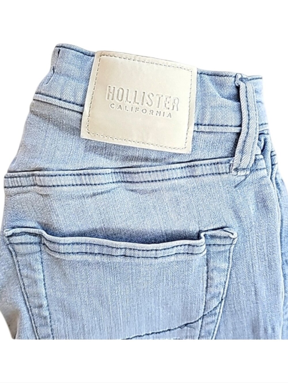 HOLLISTER | Men’s Advanced Stretch Skinny Ripped Jeans Light Wash Distressed - Picture 3 of 11